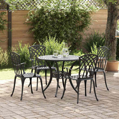 Tuin Eettafel Set 7 Pcs Aluminium