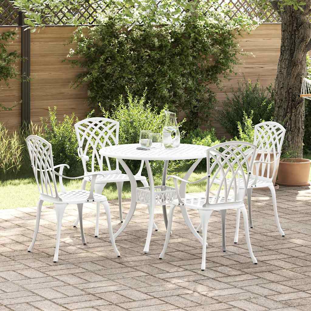 Tuin Eettafel Set 7 Pcs Aluminium
