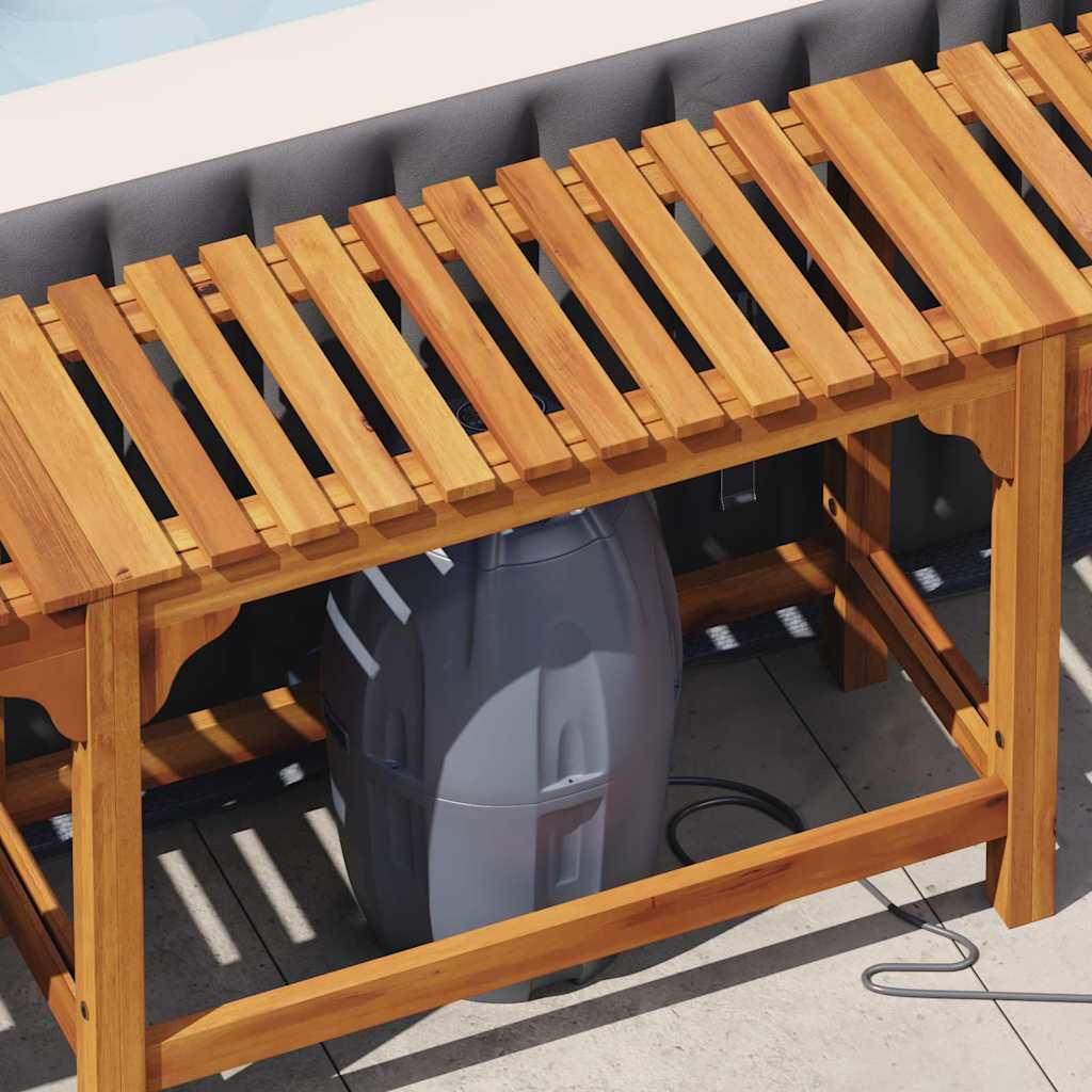 Hot Tub Omgeving Bruin 230 X 230 Cm Massief Acacia Hout
