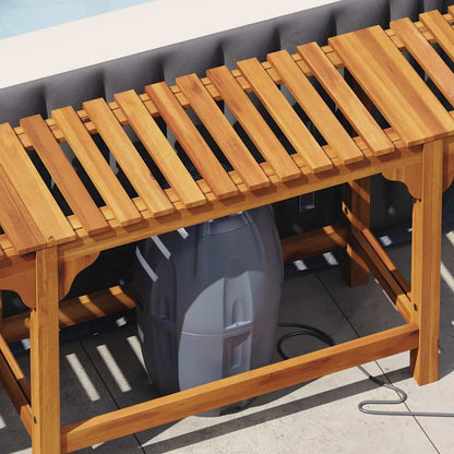 Hot Tub Omgeving Bruin 230 X 230 Cm Massief Acacia Hout