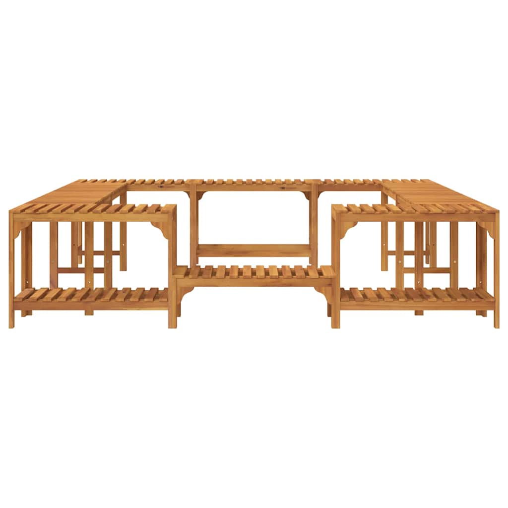 Hot Tub Omgeving Bruin 230 X 230 Cm Massief Acacia Hout
