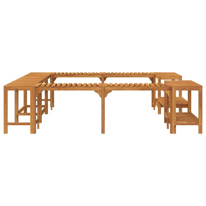 Hot Tub Omgeving Bruin 230 X 230 Cm Massief Acacia Hout