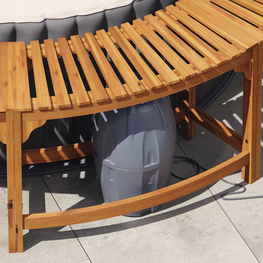 Hot Tub Omgeving Bruin Massief Acacia Hout