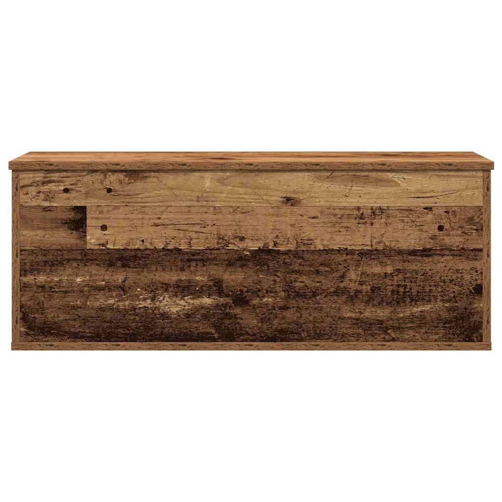 Opslagdoos Met Opslag Bewerkt Hout