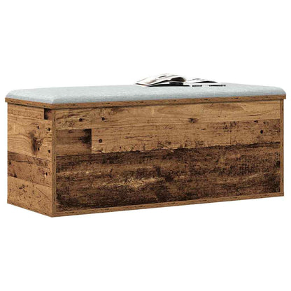 Opslagdoos Met Opslag Bewerkt Hout