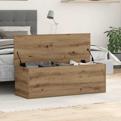Opslagdoos Met Opslag Bewerkt Hout