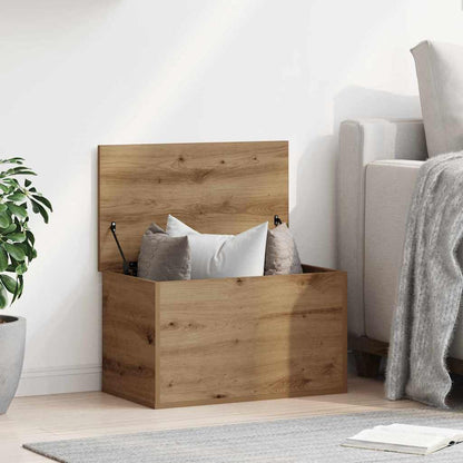 Opslagdoos Met Opslag Bewerkt Hout