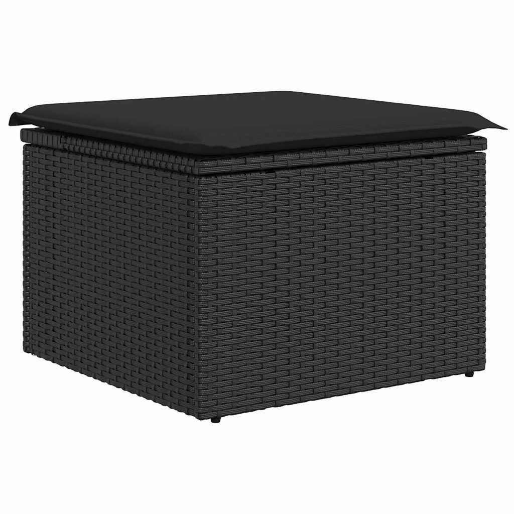 Tuinbank Set Met Kussen 6 Pcs Poly Rattan