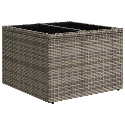 Tuinbank Set Met Kussen Met Opslag 8 Pcs Poly Rattan