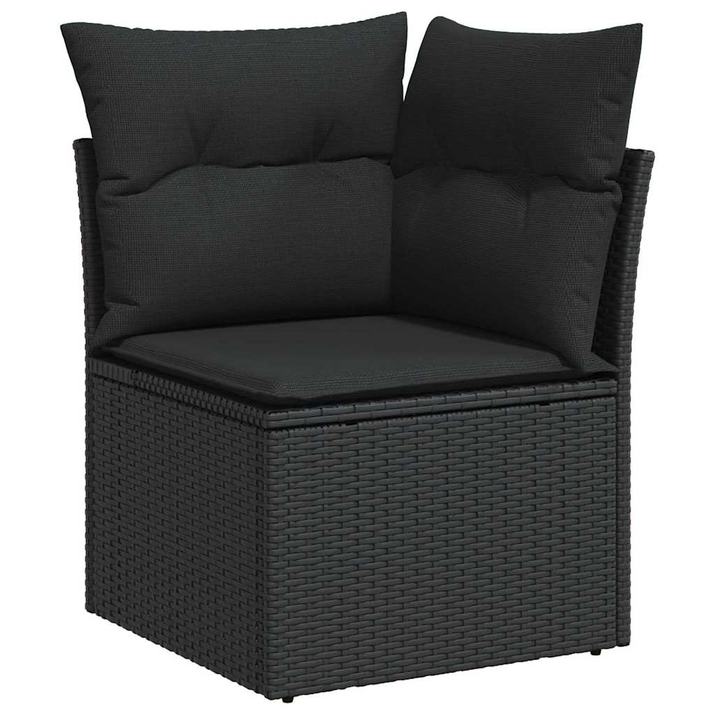 Tuinbank Set Met Kussen Met Opslag 8 Pcs Poly Rattan