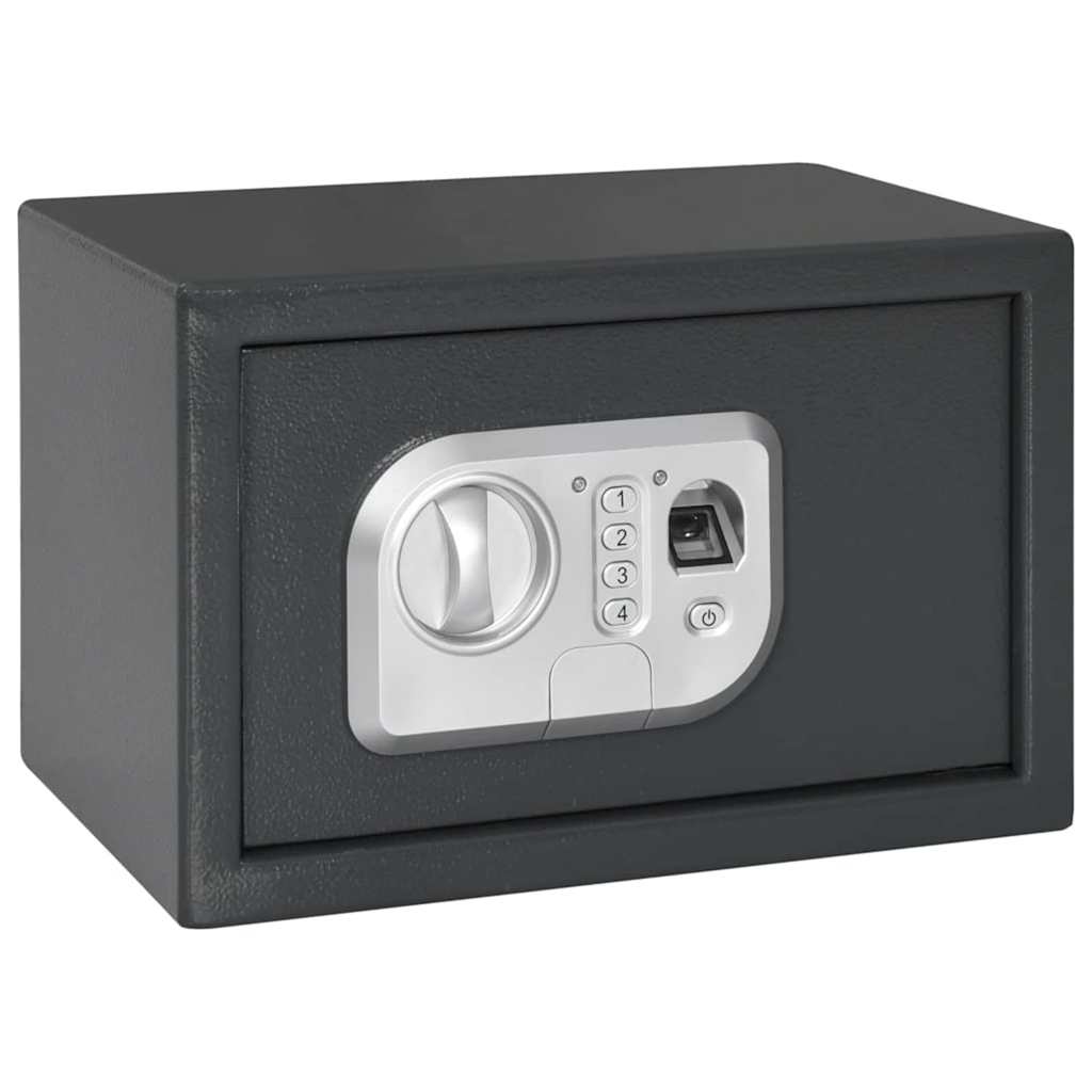 Digitale Veilig Met Slot Donkergrijs 35 X 25 X 25 Cm Staal
