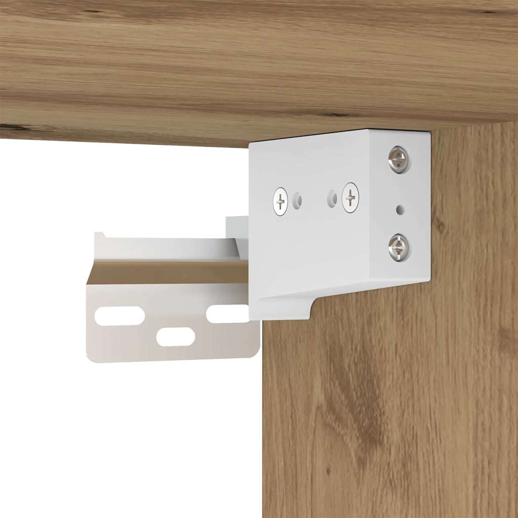 Schoenenkast Artisan Eiken Bewerkt Hout