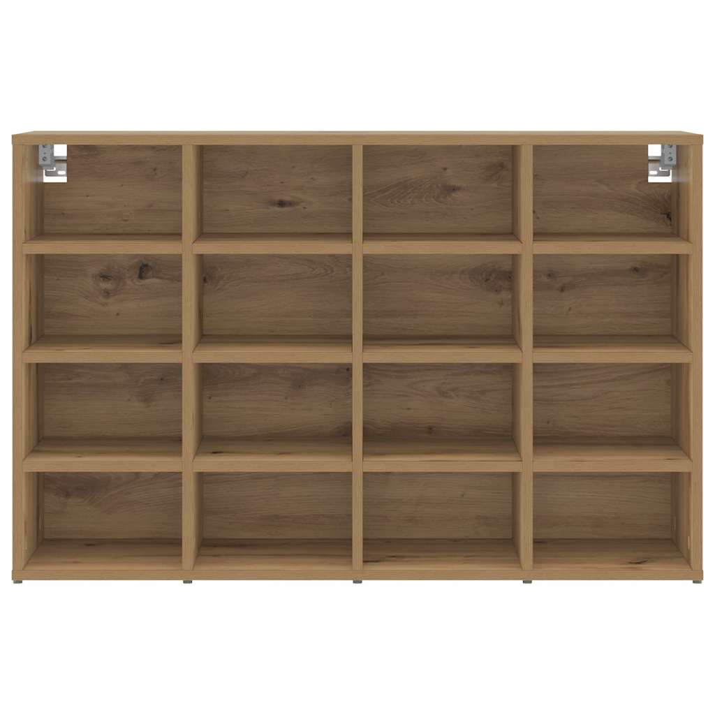 Schoenenkast Artisan Eiken Bewerkt Hout