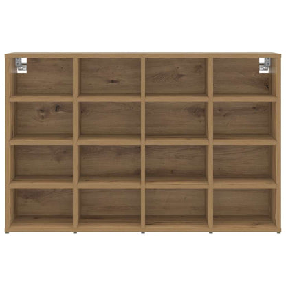 Schoenenkast Artisan Eiken Bewerkt Hout