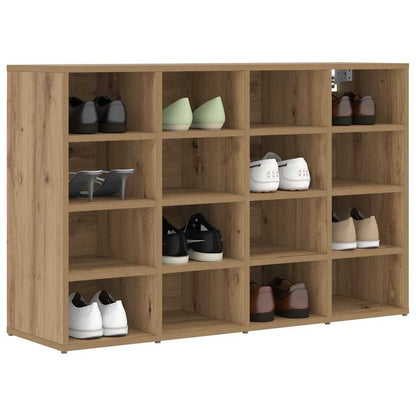 Schoenenkast Artisan Eiken Bewerkt Hout