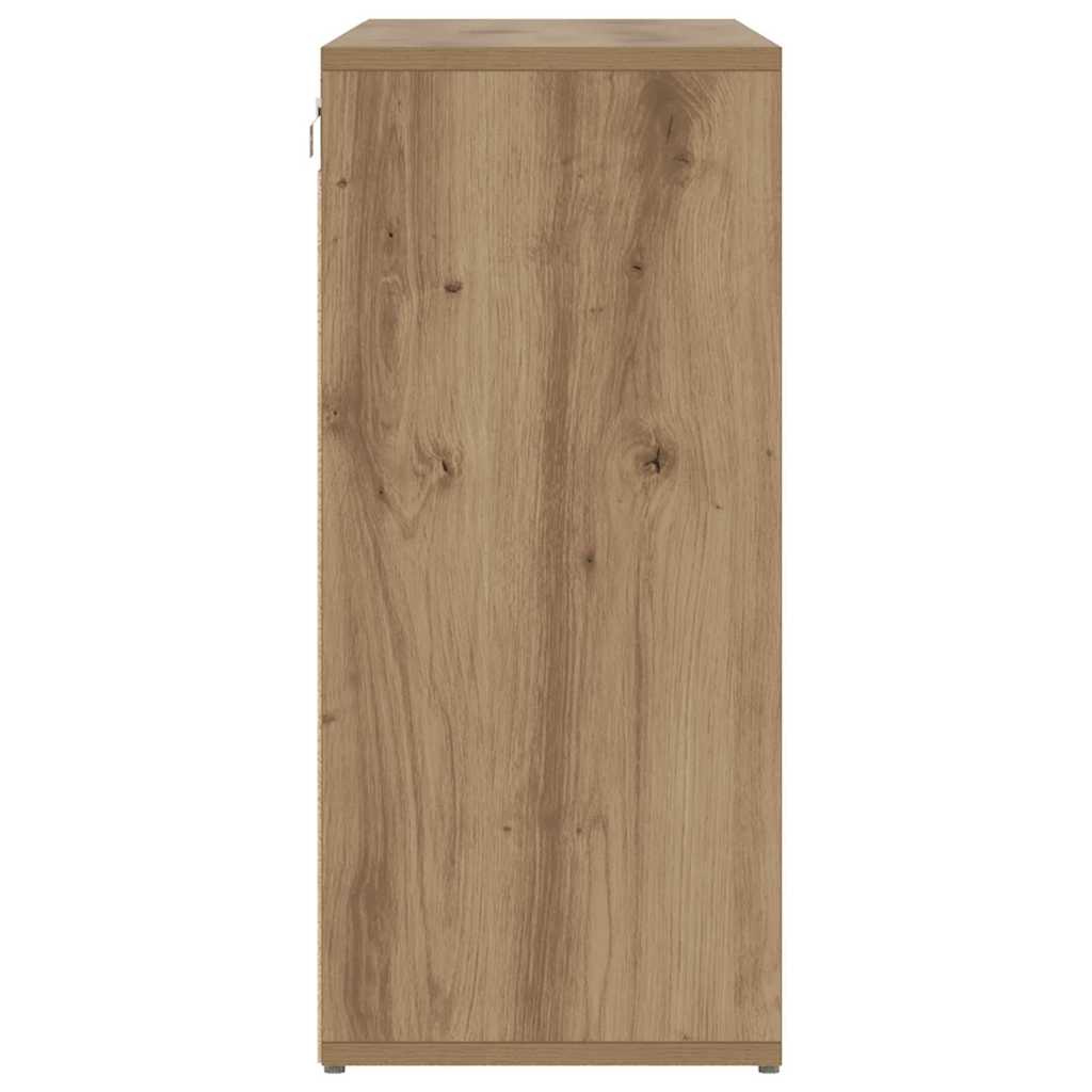 Schoenenkast Artisan Eiken Bewerkt Hout