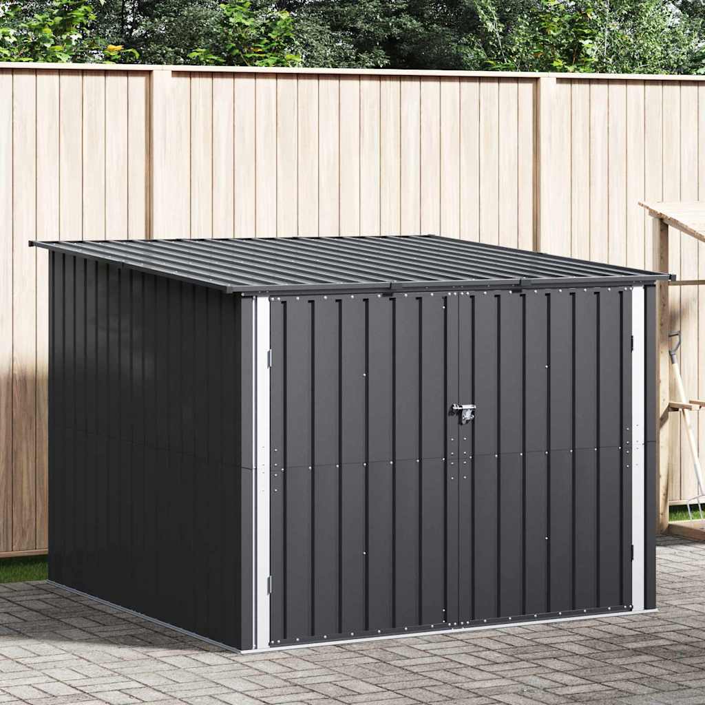 Fietsschuurtje 3 Pcs 216 X 207 X 158 Cm Metaal
