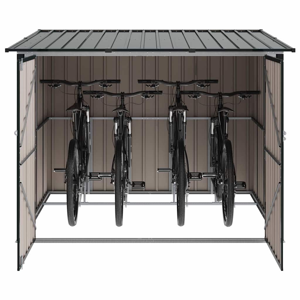Fietsschuurtje 3 Pcs 216 X 207 X 158 Cm Metaal