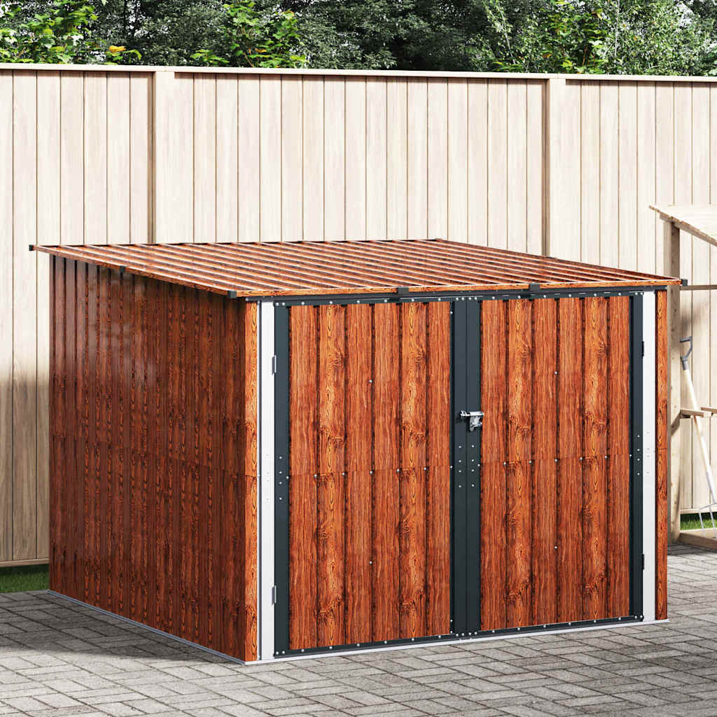 Fietsschuurtje 3 Pcs 216 X 207 X 158 Cm Metaal