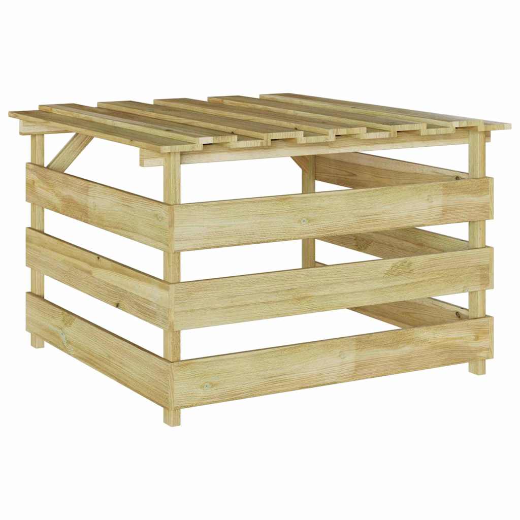 Grasmaaier Garage Bruin 84 X 80 X 56 Cm Impregneerd Grenenhout