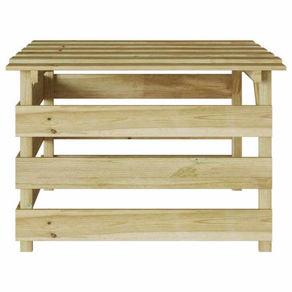 Grasmaaier Garage Bruin 84 X 80 X 56 Cm Impregneerd Grenenhout