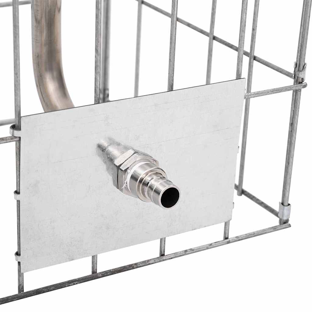 Gabionkraan Zilver 25 X 25 X 100 Cm Roestvrij Staal