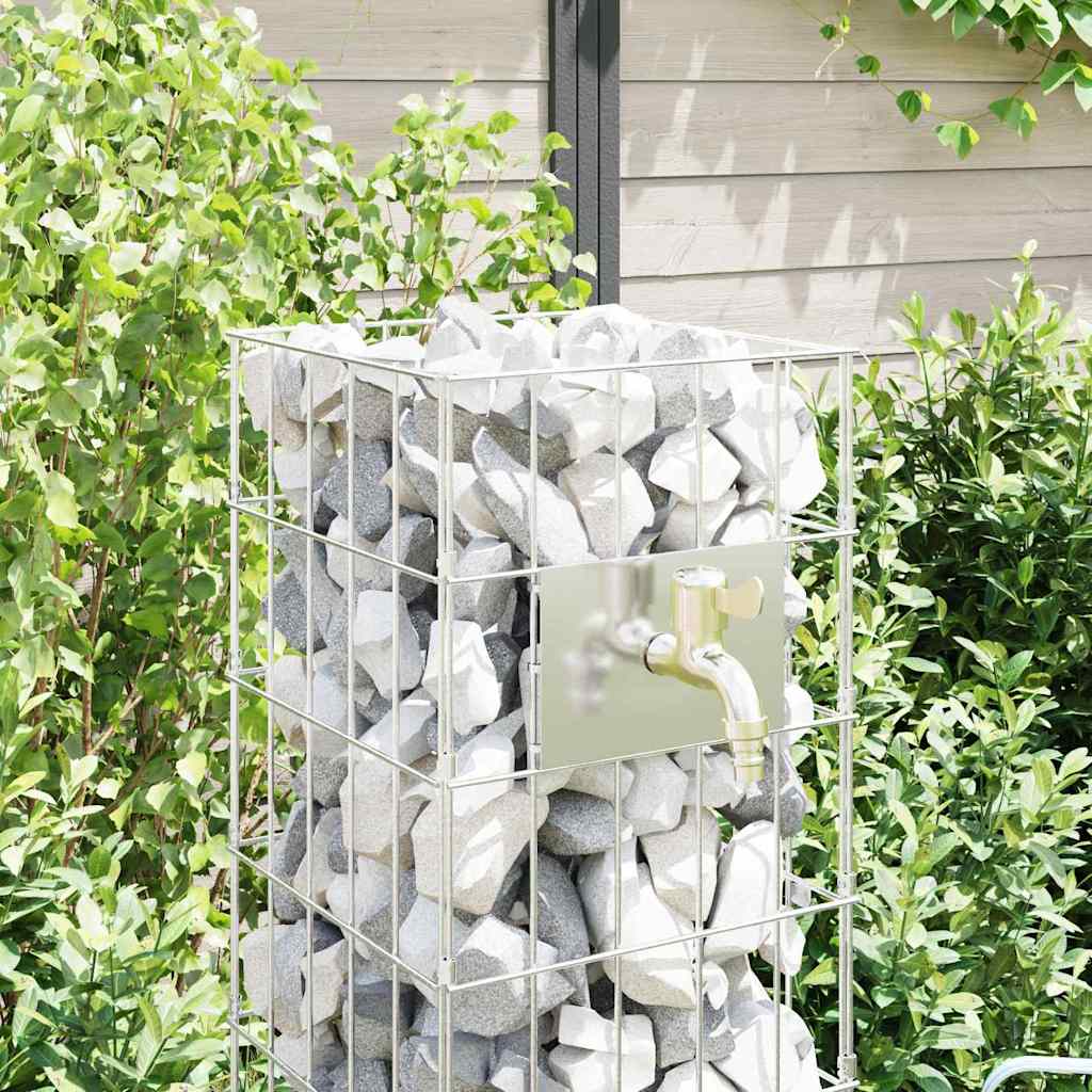Gabionkraan Zilver 25 X 25 X 100 Cm Roestvrij Staal