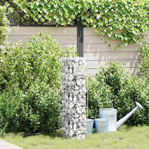 Gabionkraan Zilver 25 X 25 X 100 Cm Roestvrij Staal