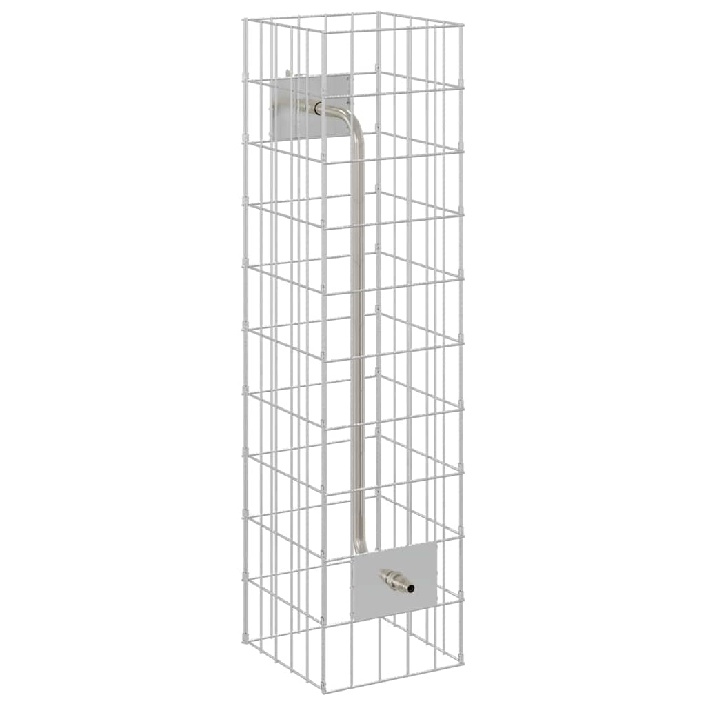 Gabionkraan Zilver 25 X 25 X 100 Cm Roestvrij Staal