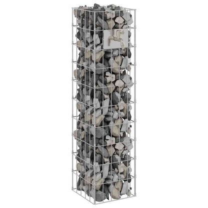 Gabionkraan Zilver 25 X 25 X 100 Cm Roestvrij Staal
