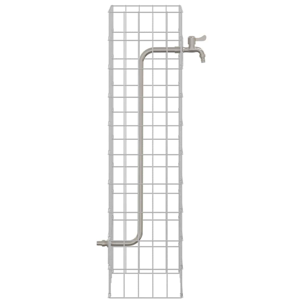 Gabionkraan Zilver 25 X 25 X 100 Cm Roestvrij Staal