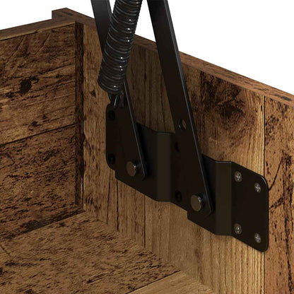 Salontafel Oud Hout 80 X 50,5 X 41,5 Cm Bewerkt Hout
