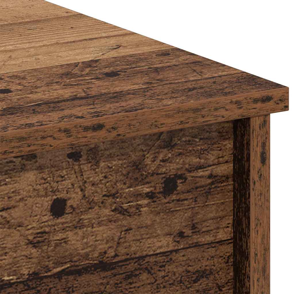 Salontafel Oud Hout 80 X 50,5 X 41,5 Cm Bewerkt Hout