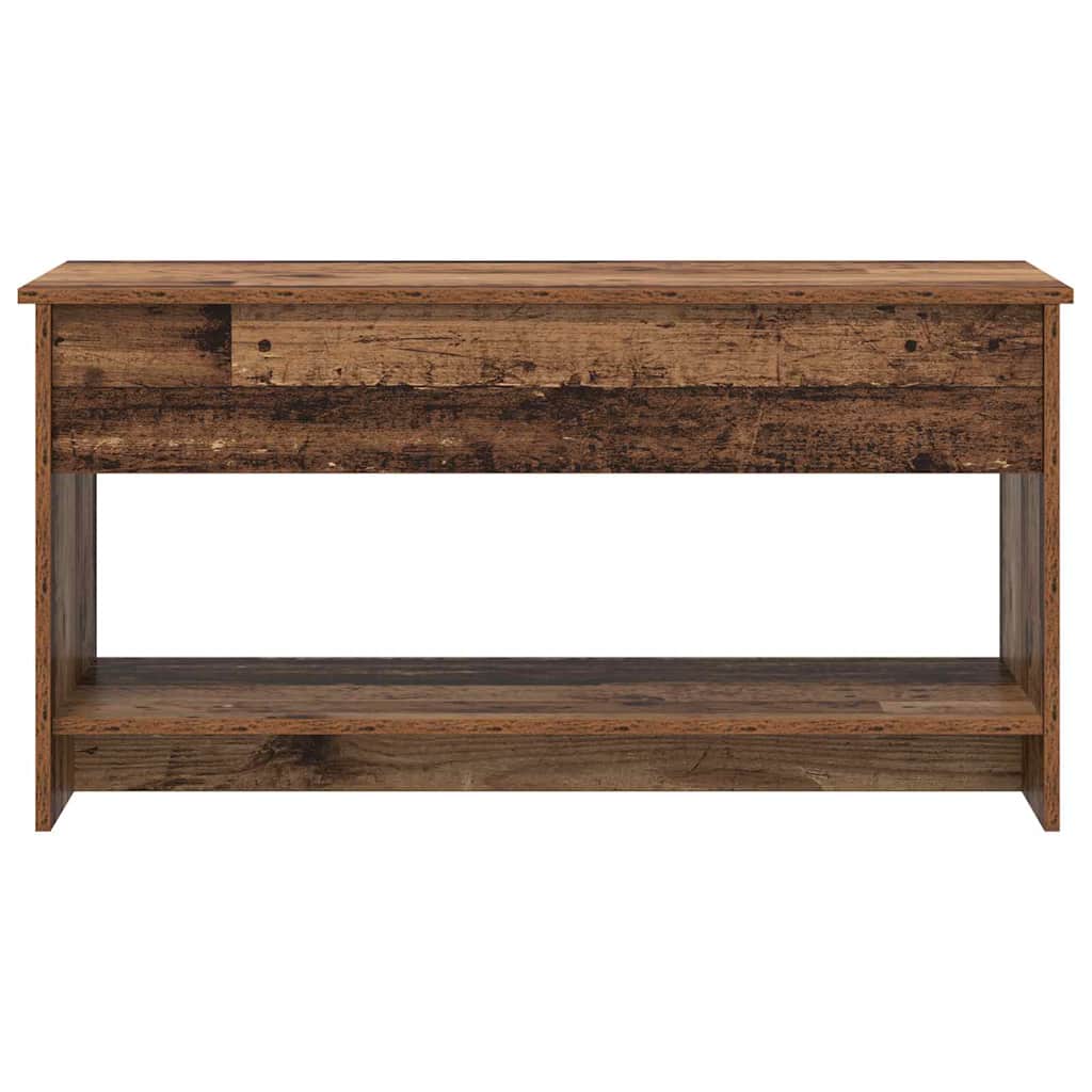 Salontafel Oud Hout 80 X 50,5 X 41,5 Cm Bewerkt Hout