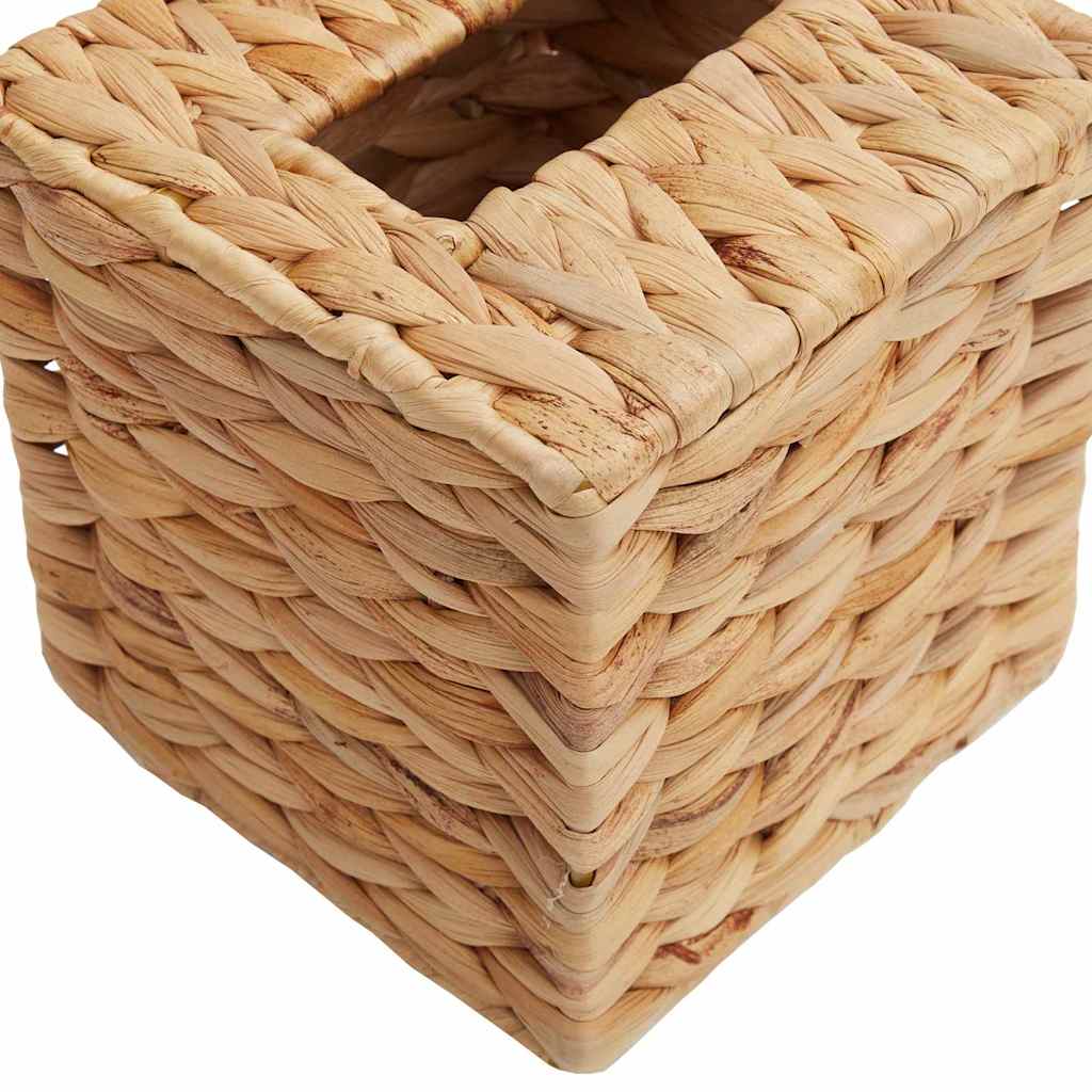 Tissue Doos Deksels 2 Pcs Waterhyacint 14,5 X 14,5 X 15 Cm