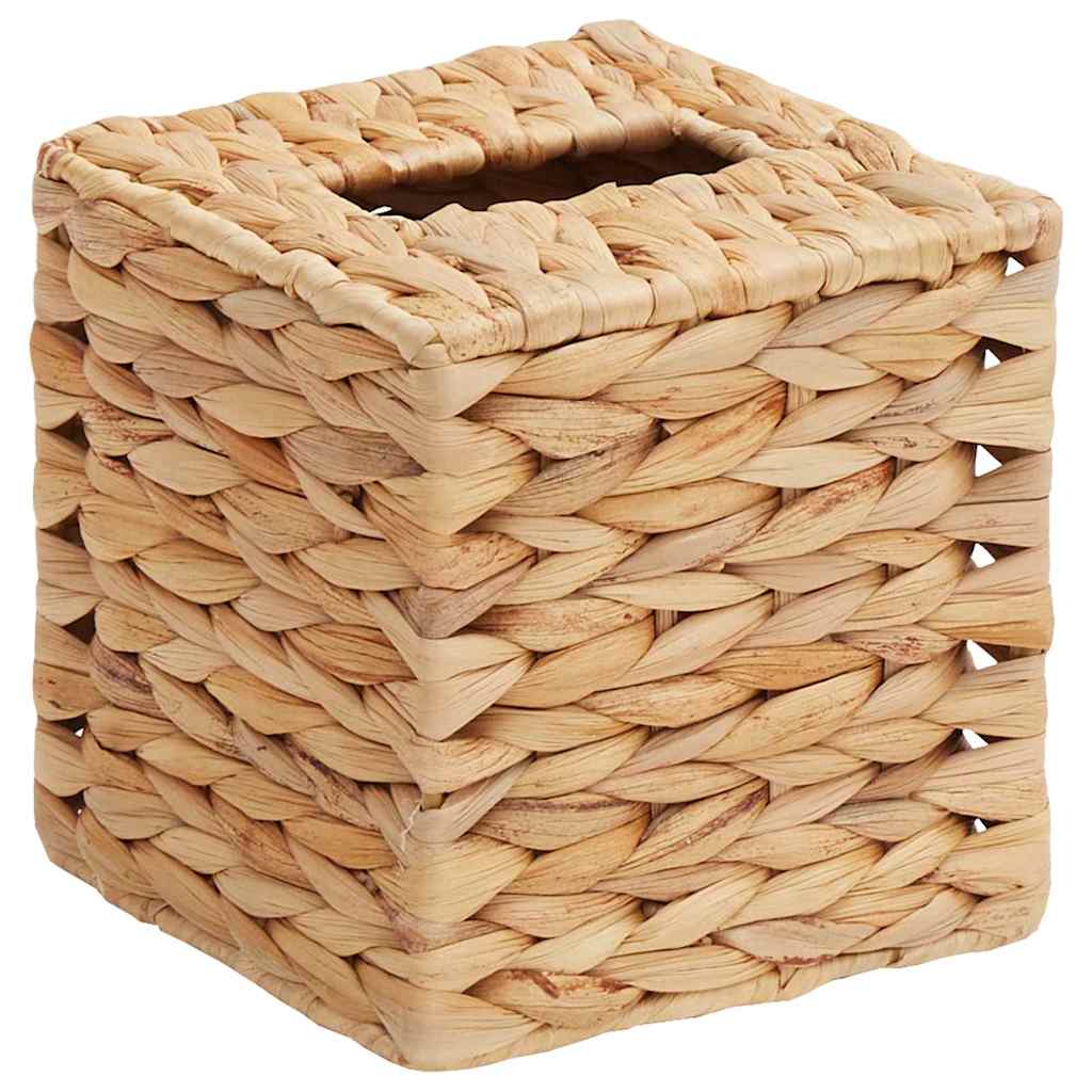 Tissue Doos Deksels 2 Pcs Waterhyacint 14,5 X 14,5 X 15 Cm