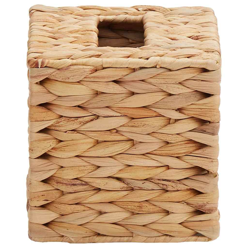 Tissue Doos Deksels 2 Pcs Waterhyacint 14,5 X 14,5 X 15 Cm