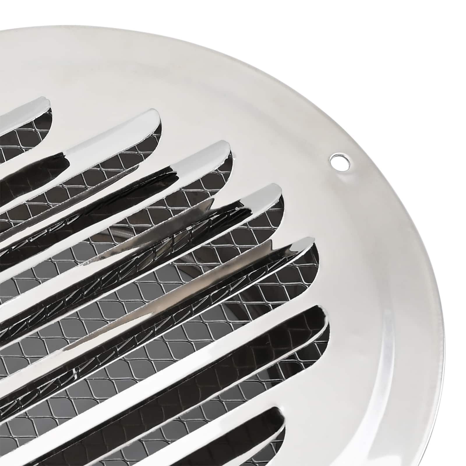 Luchtventilatieroosters 4 Pcs Zilver Roestvrij Staal