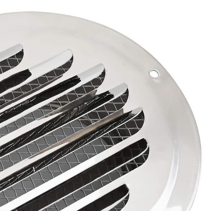 Luchtventilatieroosters 4 Pcs Zilver Roestvrij Staal