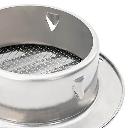 Luchtventilatieroosters 4 Pcs Zilver Roestvrij Staal