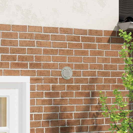 Luchtventilatieroosters 4 Pcs Zilver Roestvrij Staal