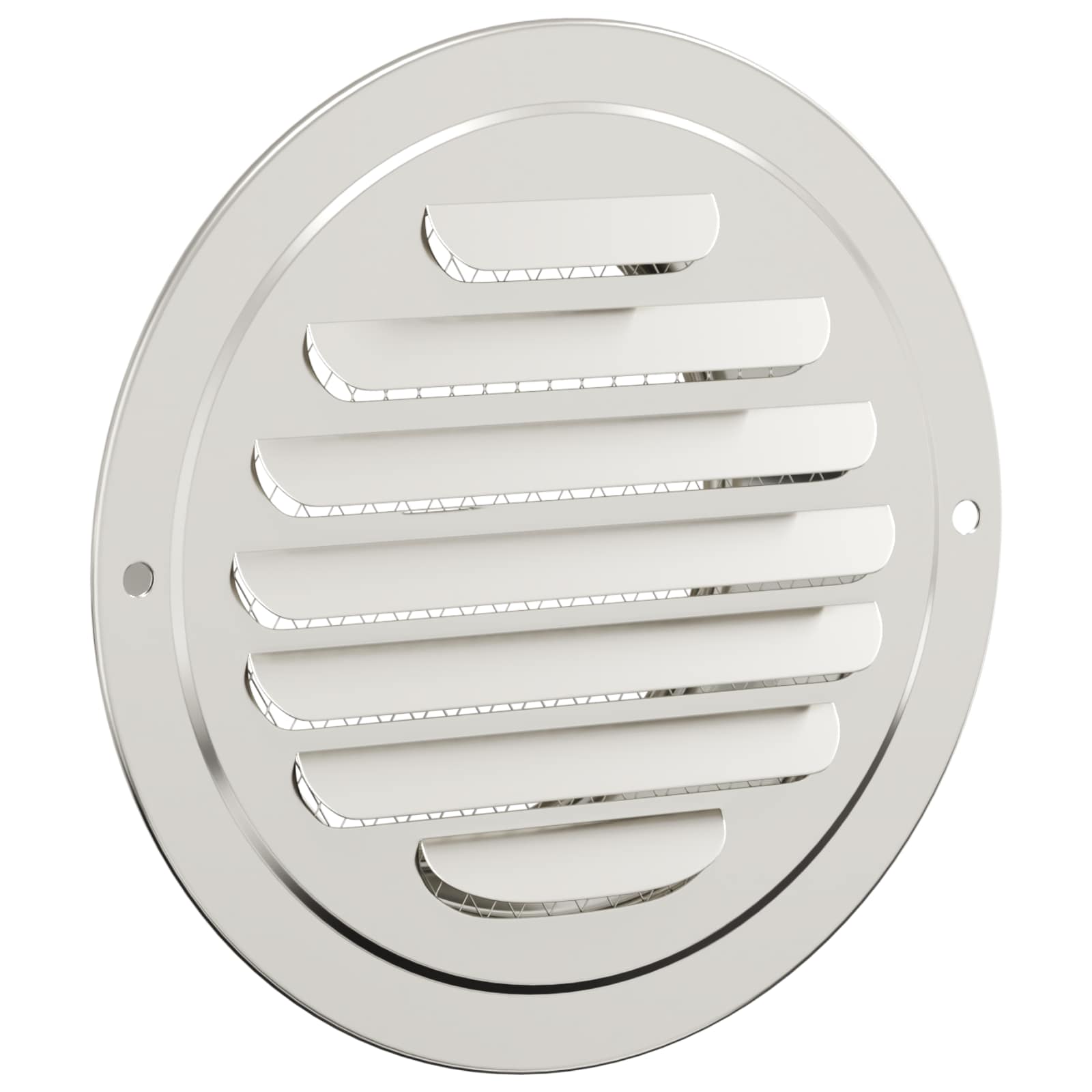 Luchtventilatieroosters 4 Pcs Zilver Roestvrij Staal
