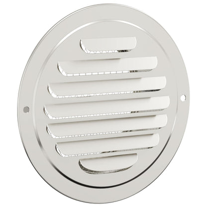 Luchtventilatieroosters 4 Pcs Zilver Roestvrij Staal