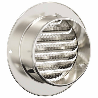 Luchtventilatieroosters 4 Pcs Zilver Roestvrij Staal