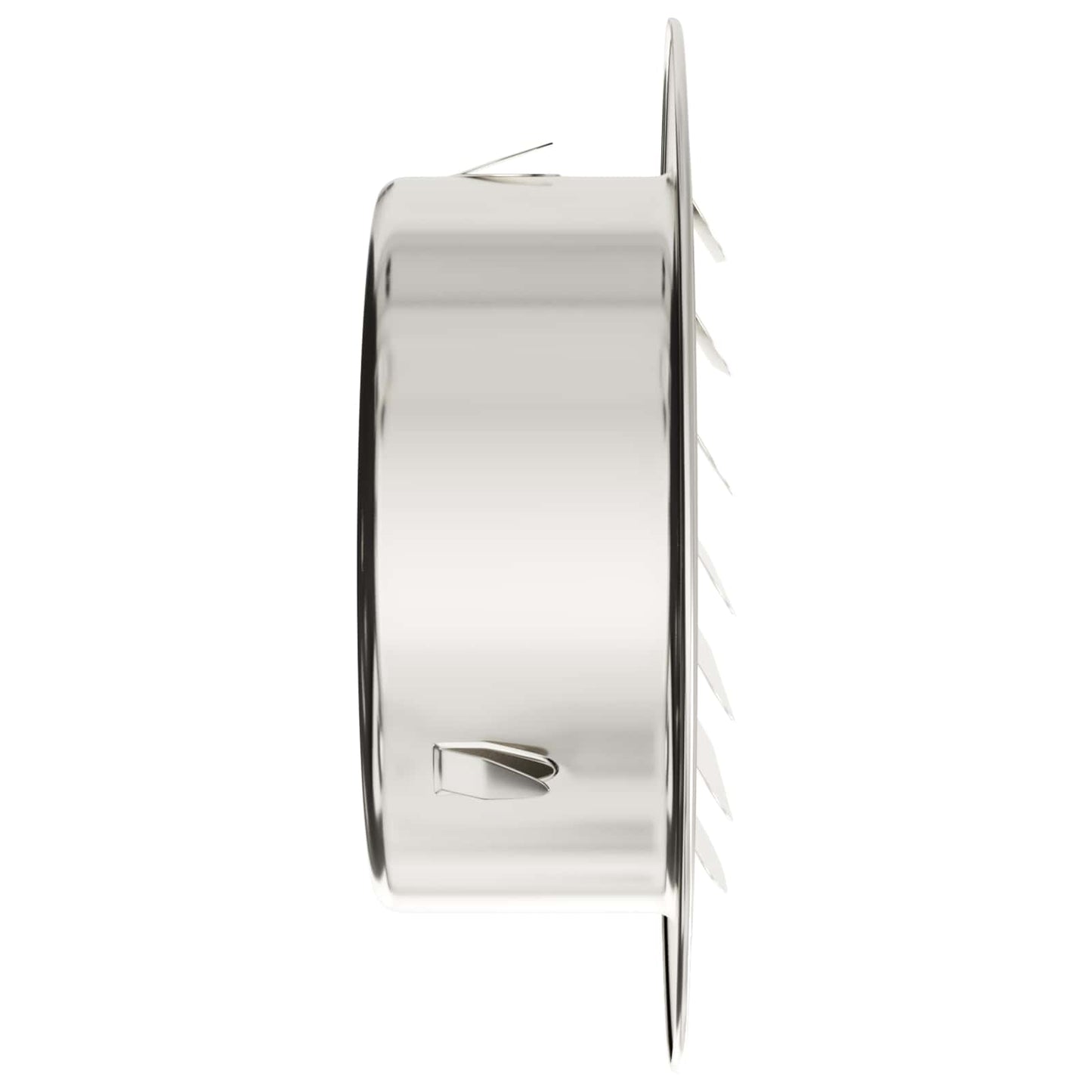 Luchtventilatieroosters 4 Pcs Zilver Roestvrij Staal