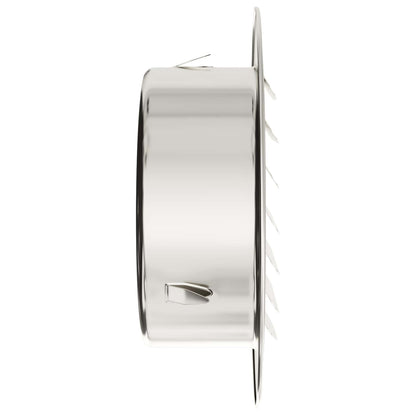 Luchtventilatieroosters 4 Pcs Zilver Roestvrij Staal