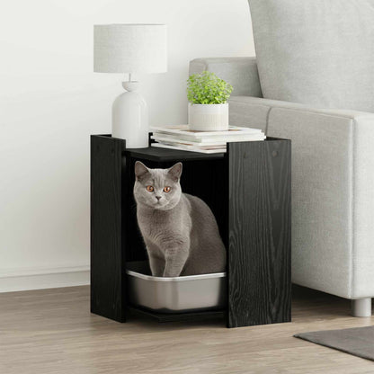 Kattenbakkast Bewerkt Hout Ig