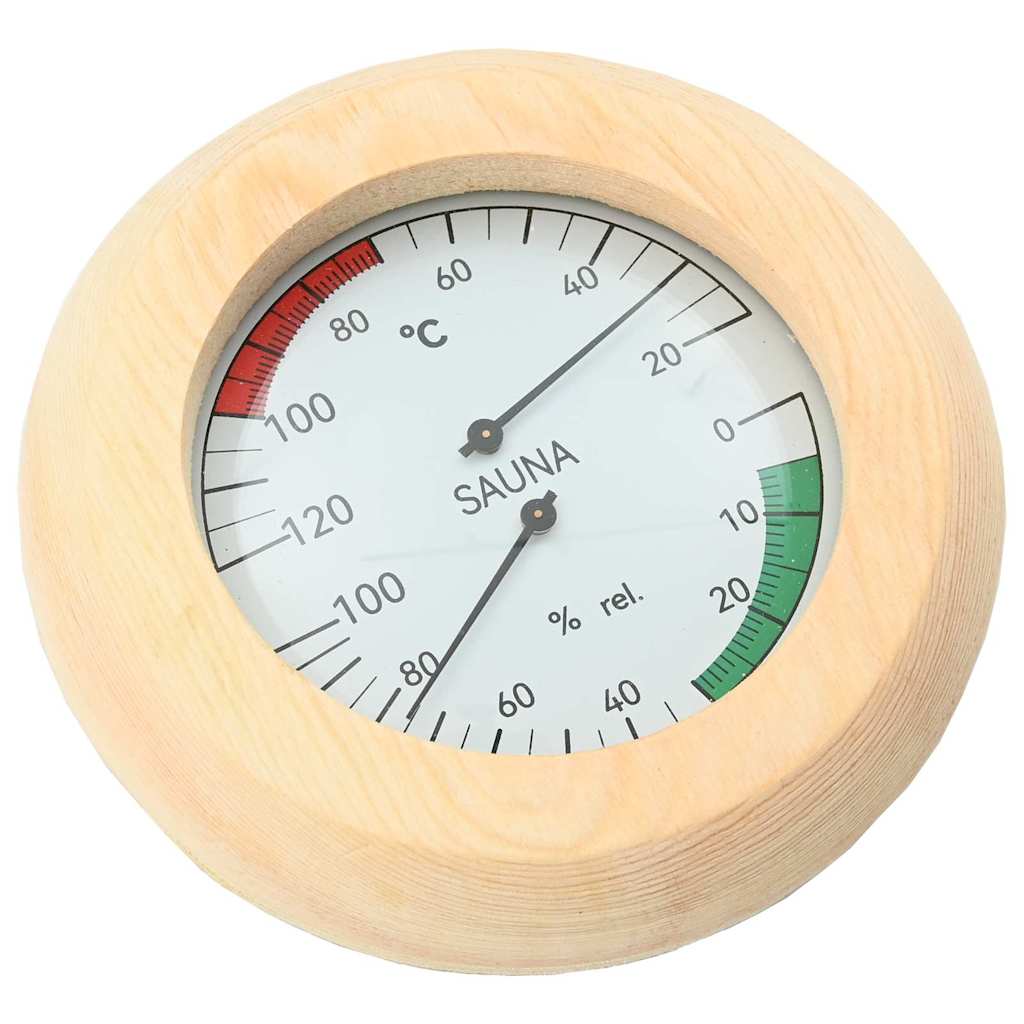 Sauna Accessoire Set 4 Pcs Bruin Massief Den Hout En Hennep