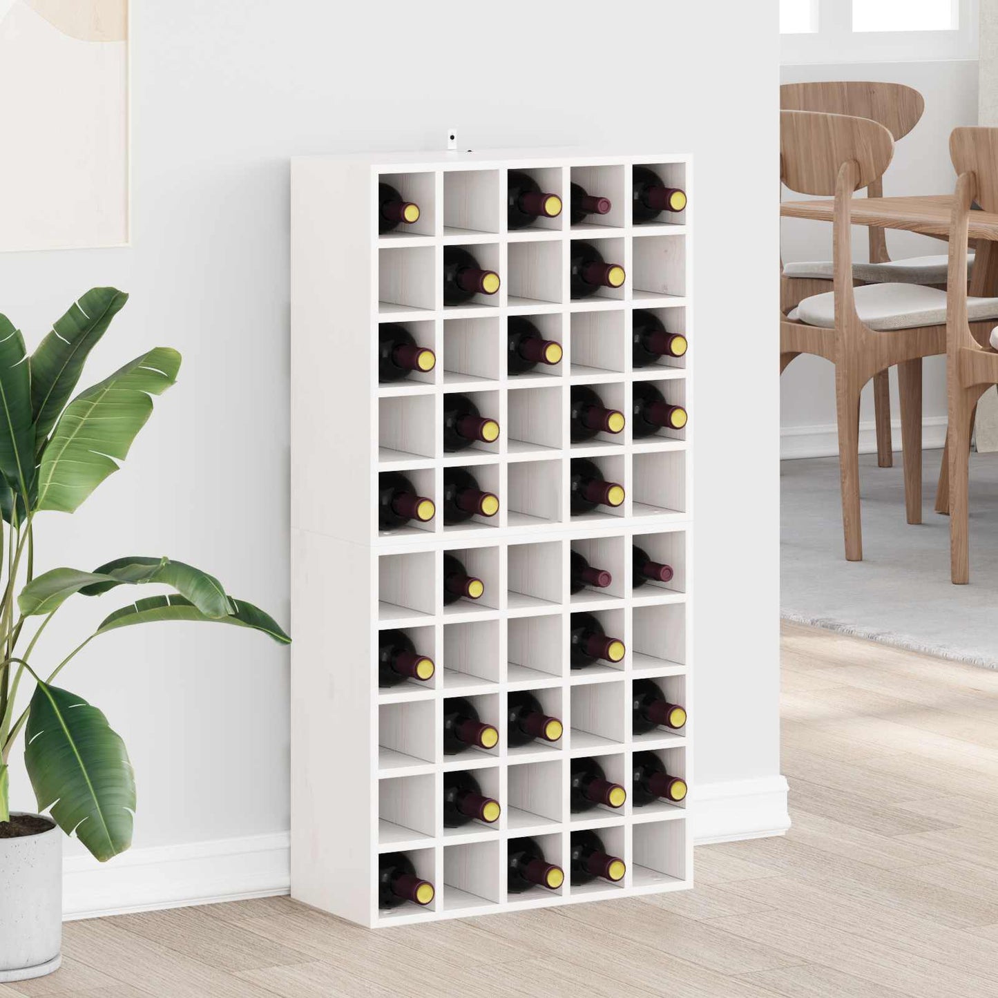 Wijnrek 4 Pcs 62 X 25 X 62 Cm Massief Grenenhout