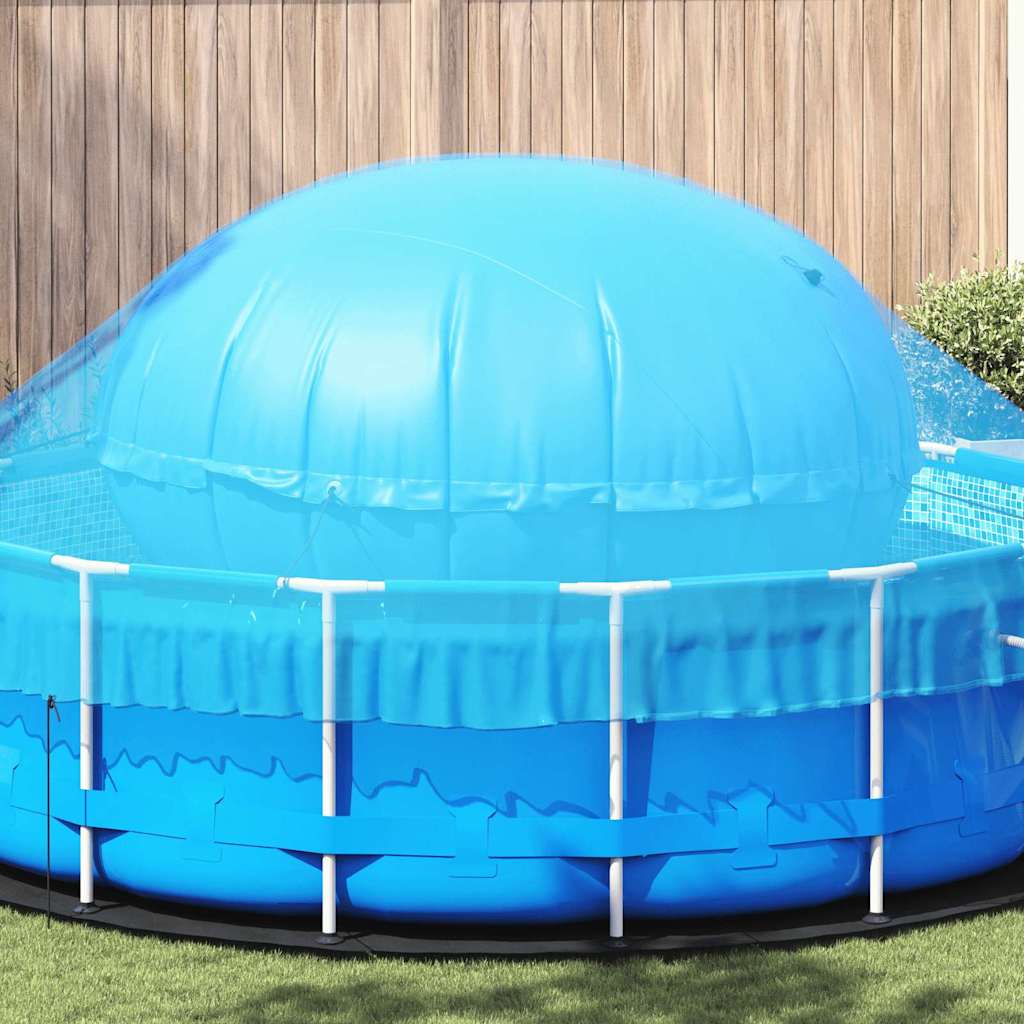 Winter Poolkussen Blauw Ø 220 X 140 Cm Pvc